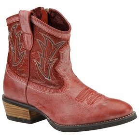 Ariat Women’s Billie Western Boot,Red Brunido/ Pebbled Red,6.5 M US