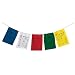 Kitchen & Housewares : Tibetan Prayer Flags Hand Stamped