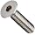Stainless Steel 18-8 Socket Cap Screw, Vented Flat Head, Hex Socket Drive