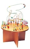 from John Crane Smart Frames - 6 Wire Profile Table with Wooden Base