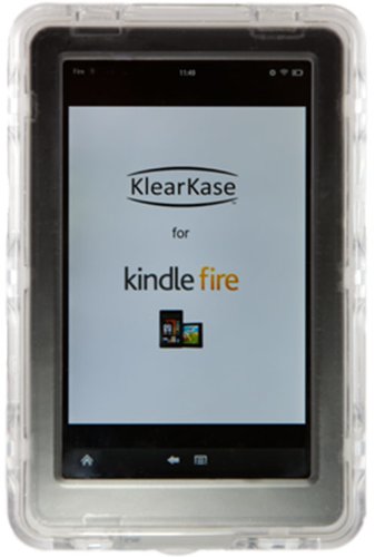 KlearKase for Kindle Fire - Splash-Proof, Transparent Case for Family or Outdoor Use - With Screen Protection (does not fit Kindle Fire HD)