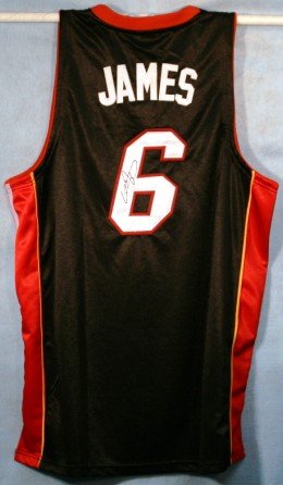 Lebron James Autographed Jersey - Authentic - Autographed NBA Jerseys