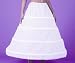 4 Bone Hoop Skirt Wedding Slip Bridal Petticoat (CH140DS)