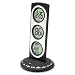 Bedol 3-Tier 18-Time Zone Clock, Black