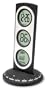 Bedol 3-Tier 18-Time Zone Clock, Black