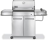 3870001 Genesis S-310 60 Freestanding Natural Gas Grill with 637 sq. in. Cooking Surface 3 St