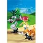 Playmobil Girl with Cats