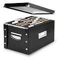 Black Letter/Legal Size File Box – 2 Pack