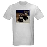 Official Smithsonian - Black-footed Ferrets Light T-Shirt
