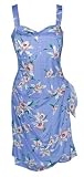 Star Orchid Hawaiian Aloha Sarong Dress