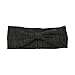 Black Knit Winter Turband Headwrap Ladies Head Band with Sparkle