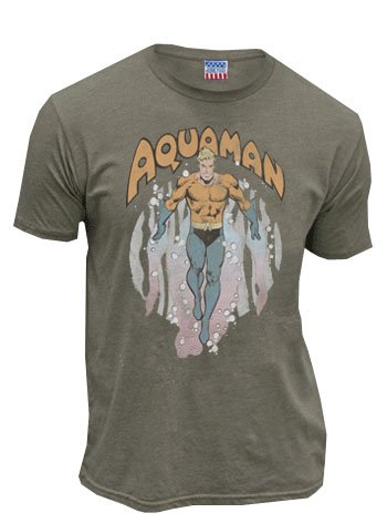  Junk Food Clothing Aquaman Rising Clay Adult T-shirt Tee
