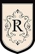 Monogram Estate Size Flag - R