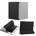 KHOMO DUAL CASE: Grey Polyurethane Smart Cover FRONT + Hard Rubberized Poly-carbonate BACK Protector for Apple iPad 2 new iPad 3 (The new iPad HD)