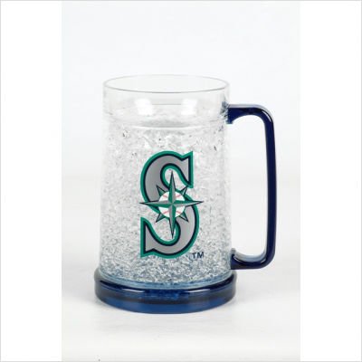 Seattle Mariners 16 oz Plastic Crystal Freezer Mugs - Set of 4