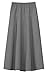Baby'O GIRLS Ultra Soft Lightweight Denim Fit and Flare A-Line Maxi Skirt