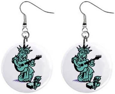 Funny Statue of Liberty Dangle Earrings