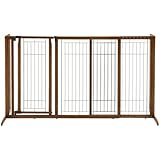 Richell Deluxe Freestanding Pet Gate with Door, Large
