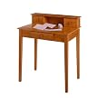 Writing Table with Hutch - Honey Pine