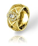 Jewelry : Quilted Diamond Stone Band
