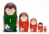 Soccer Counting Nesting Doll 5pc./5