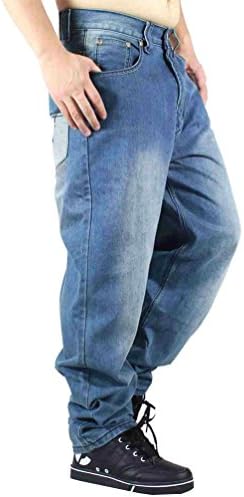 Zero Premium Basic Unwashed Baggy Jeans Denim (42, j9113)