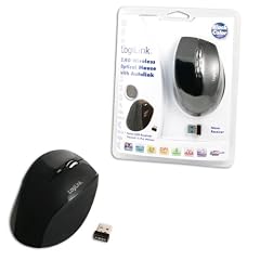 LogiLink ID0053 Optisch Funk Maus (2,4GHz, 1600dpi) schwarz