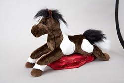 Light Foot Indian Paint Horse Plush Toy 18"