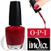 OPI Nails Keys To My Karma Red Nail Lacquer/Polish - India Colour I44