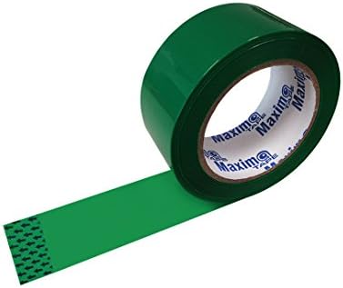 Maxima Green Colored Heavy-Duty Performance Shipping &amp; Packaging Tape 2-Inch x 110 Yards (330 Ft.) 2.0 Mil (1 Roll/Pack)