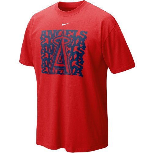 Nike Los Angeles Angels of Anaheim Red Undercover Logo T-shirt