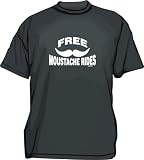 Free Moustache Rides Kids T Shirt 2T thru Youth XL