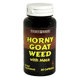 Nature's Bounty Horny Goat Weed with Maca, 60 Capsules (Pack of 2)