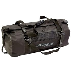 Click here to buy Overboard Roll Top Duffel Bag - 26.5 Length - 60 Liters - 15.8 Gallons Black Waterproof Duffel Bag.