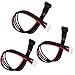 3 Pack-ShareGoo 20CM 22AWG JST-XH Balance Charging Extension Cable Wire Lead Adapter RC Lipo Battery (4S LiPo)