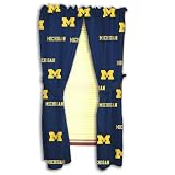 University of Michigan Wolverines Window Treatments Curtains