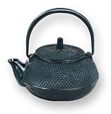 Old Dutch 013MB 10 Oz. Matte Black Cast Iron Simplicity Teapot