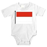 Onesie with Indonesian, flag, Indonesia