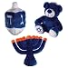 Plush Hanukkah Menorah, Dreidel, Yarmulke Teddy Dog Toys