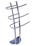 Curved Chrome Towel / Clothes Rail / Valet