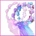 Fairy Pixie Costume Flower Halo Select Color: pink