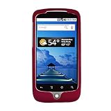 Rubberized Snap-On Cover - HTC Google/Nexus One - Rose Pink