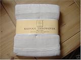 2 seater sofa throw cream Rajput 180cm x 225cm