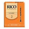 Rico Bb Clarinet Reeds, Strength 2.0, 10-pack