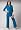 Roamans Plus Size Two-Piece Bootcut Pantsuit (DEEP OCEAN,14 W)