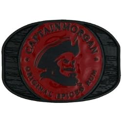 Mens Bioworld Captain Morgan Spiced Rum Belt Buckle