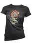 Dame Tu Amor Womens T-shirt, Give Me Your Love Womens Tattoo T-shirt, X-Large, Black