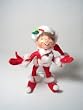 5" Red Peppermint Twist Elf By Annalee