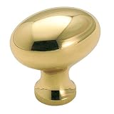 Amerock BP14433 Allison Oval Knob - Polished Brass