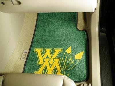 College Of William Mary Carpeted Car Mats